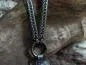 Preview: Runic raven on a dragon link chain