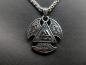 Preview: Valknut-Axt-Amulett aus Edelstahl