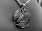 Preview: Valknut-Axt-Amulett aus Edelstahl