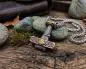 Preview: xquisiter Mjölnir Anhänger mit Goldenem Valknut