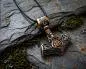 Preview: Runes - Valknut Stainless Steel Thorhammer