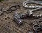 Preview: Runes - Valknut Stainless Steel Thorhammer