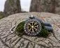 Preview: Goldenes Vegvisir im Runenkreis