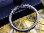 Preview: Bracelet with the heads of Hati and Skalli made of stainless steel