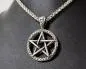 Preview: Pentagramm Anhänger aus Edelstahl