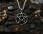 Preview: Pentagramm Anhänger Edelstahl – Magischer Schutz & Naturdesign