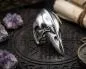 Preview: Large massive raven skull ring
