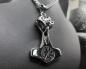Preview: Thor's hammer with Vegvisir and raven head