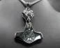 Preview: Thorhammer mit Vegvisir und Rabenkopf Preview: Thorhammer mit Vegvisir und Rabenkopf