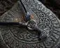 Preview: Stainless steel Thor's hammer on Wolf leather chain