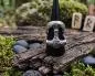 Preview: Thorhammerring mit Einzel-Mjölnir und Futhark Runen