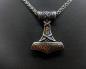 Preview: Zweifarbiger Thorshammer mit "Mjolnir"-Gravur
