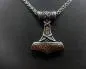 Preview: Zweifarbiger Thorshammer mit "Mjolnir"-Gravur Preview: Zweifarbiger Thorshammer mit "Mjolnir"-Gravur