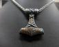 Preview: Zweifarbiger Thorshammer mit "Mjolnir"-Gravur