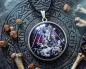Preview: Amulet Odin on throne stainless steel