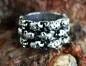 Preview: Wide female ring with skulls