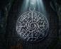 Preview: Ornate stainless steel Vegvisir