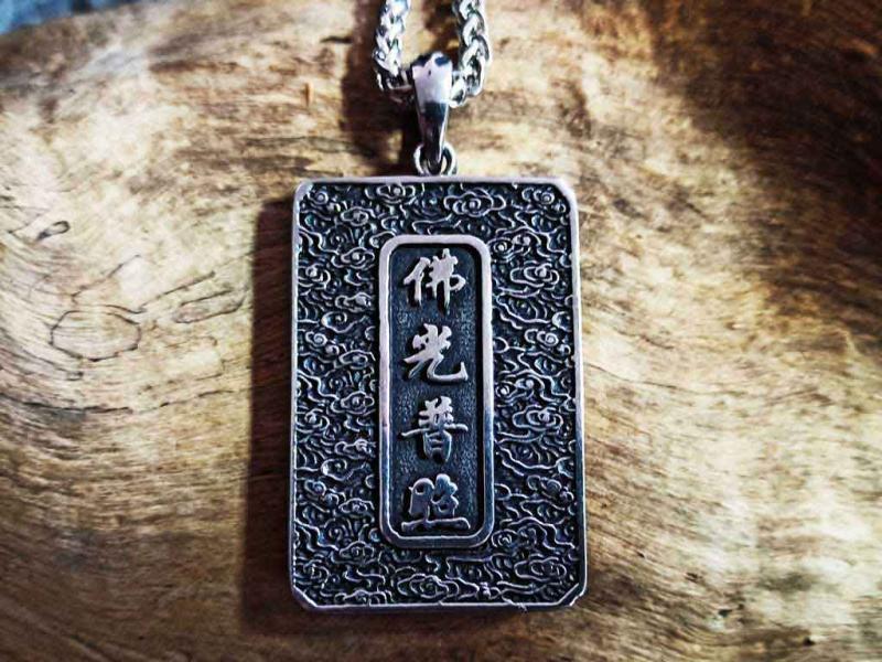 Stainless steel pendant Buddha