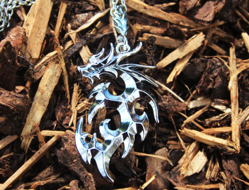 Edelstahl Tribal - Drache