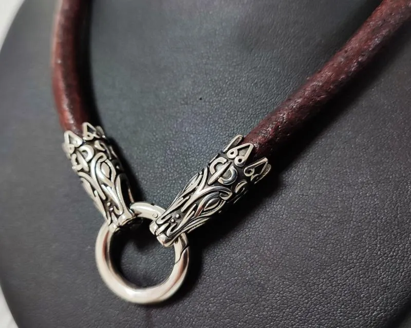 Massive Dragon Leather Necklace