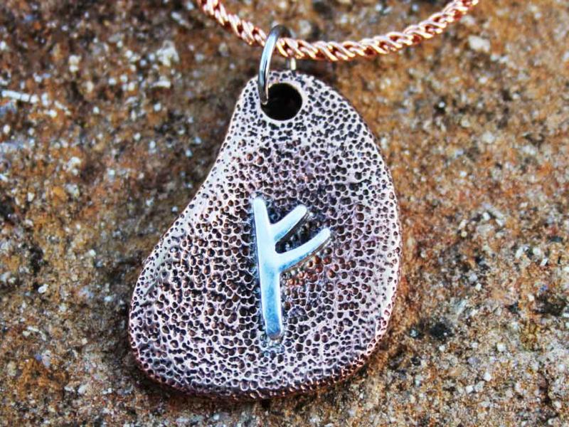 Medieval Jewelry,Rune Fehu