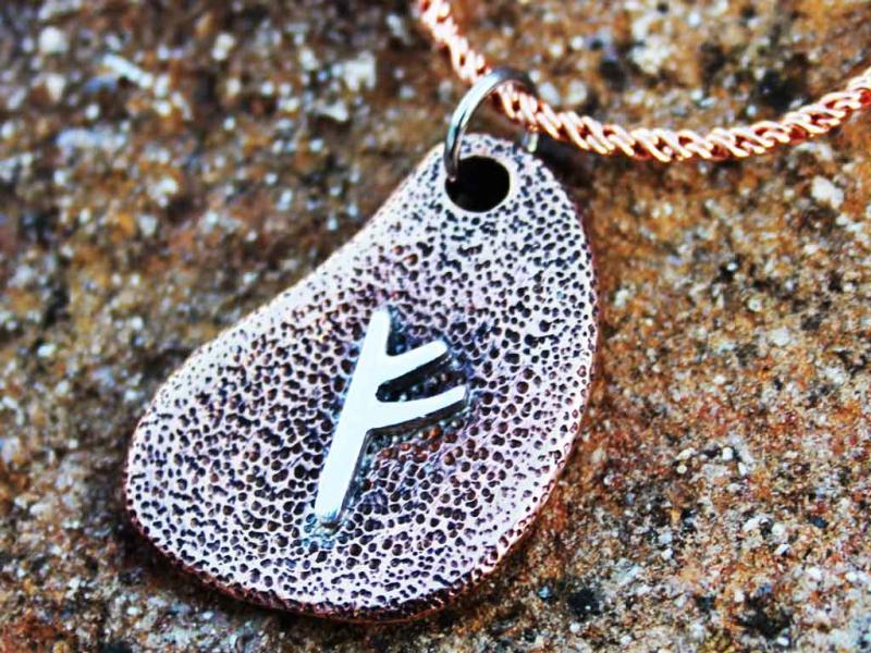 Medieval Jewelry,Rune Fehu