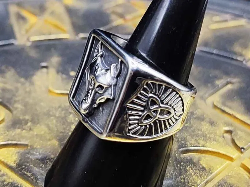 Stainless steel ring Fenrir the wolf Stainless steel ring Fenrir the wolf