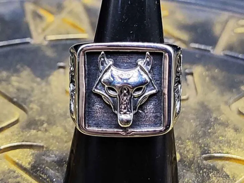 Stainless steel ring Fenrir the wolf Stainless steel ring Fenrir the wolf