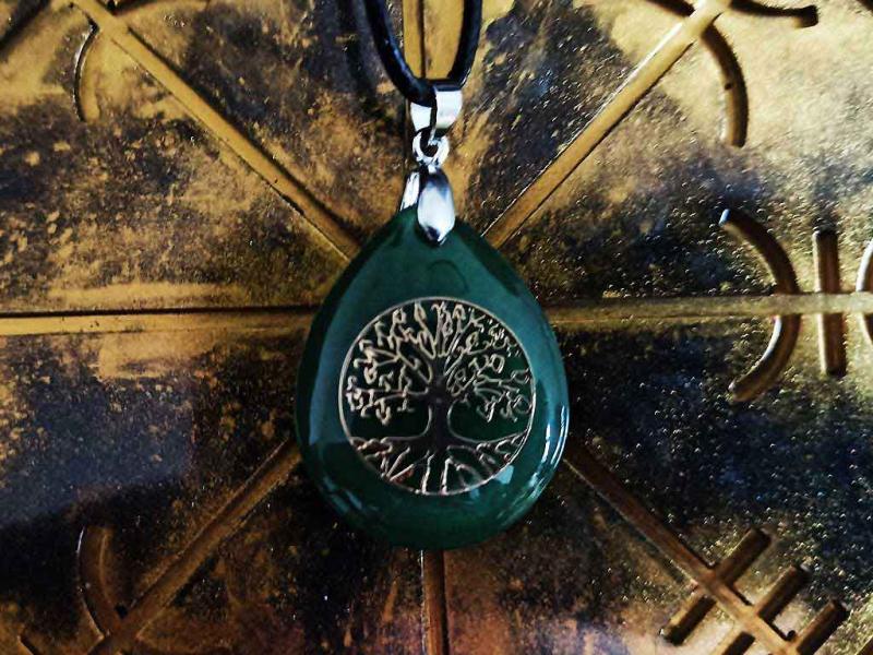 Lebensbaum grüner Aventurin