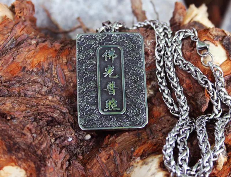 Stainless steel pendant Buddha Stainless steel pendant Buddha
