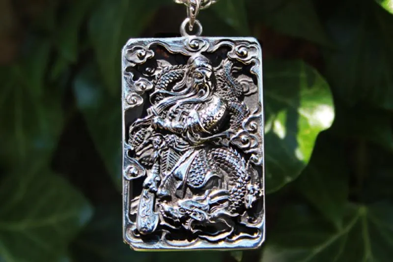 Stainless steel pendant Guan Yu