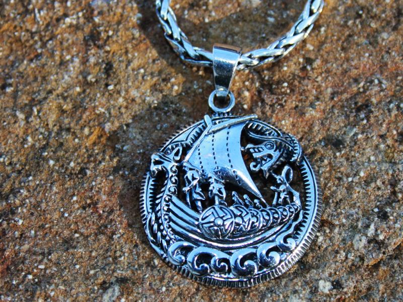 Viking ship Silver