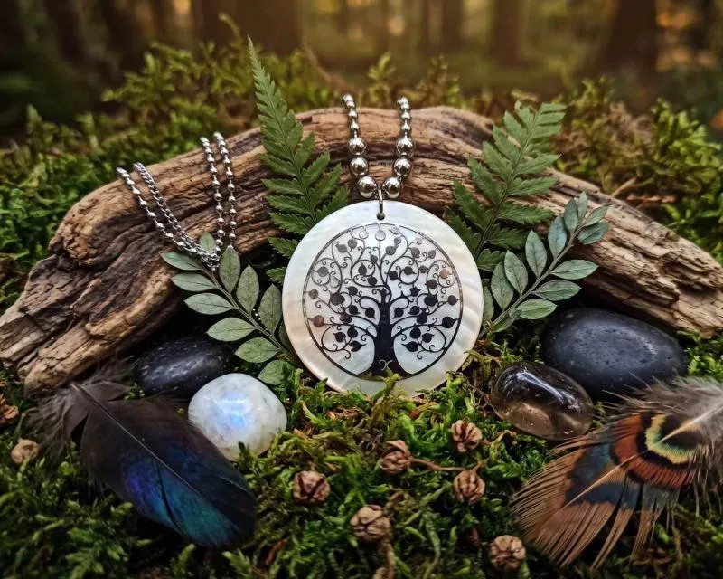Tree of life made in shell