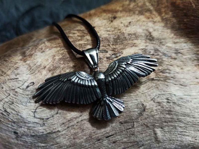 Edelstahl Rabe Hugin