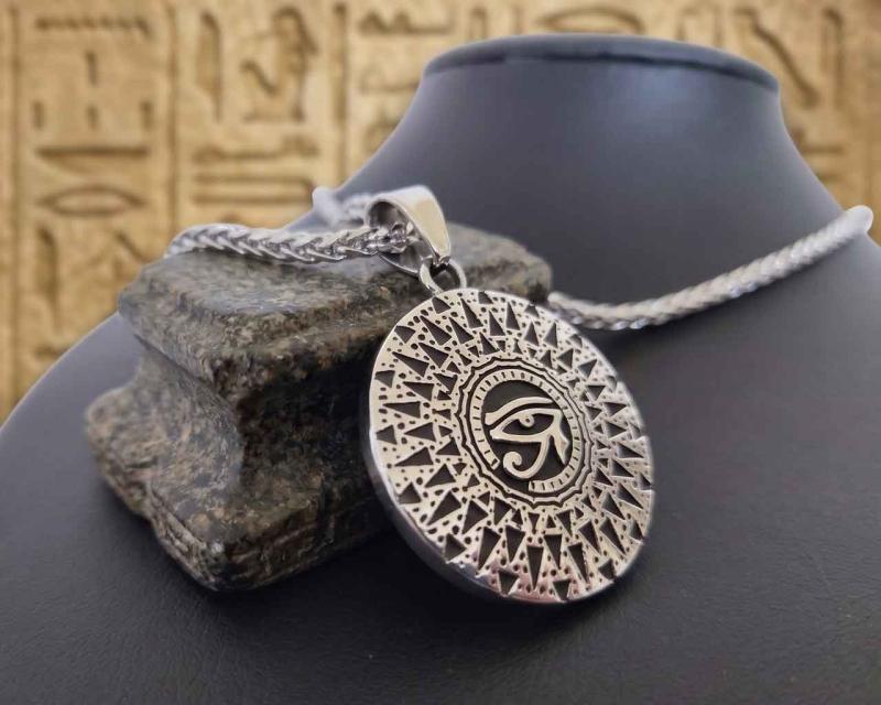 Eye of Ra Pendant Stainless Steel