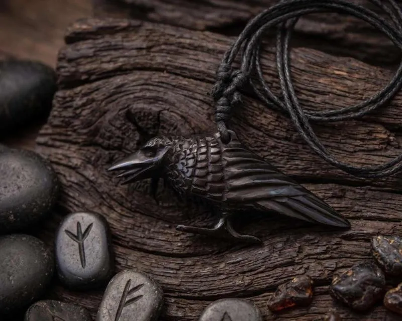 Raven from horn