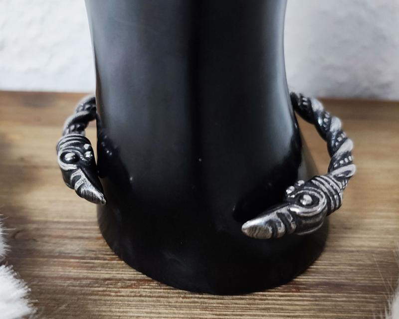 Wikinger Schmuck - Raben Armreif