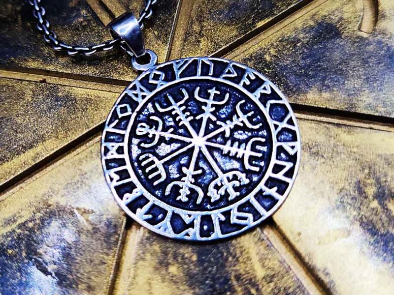 Vegvisir Runen Anhänger