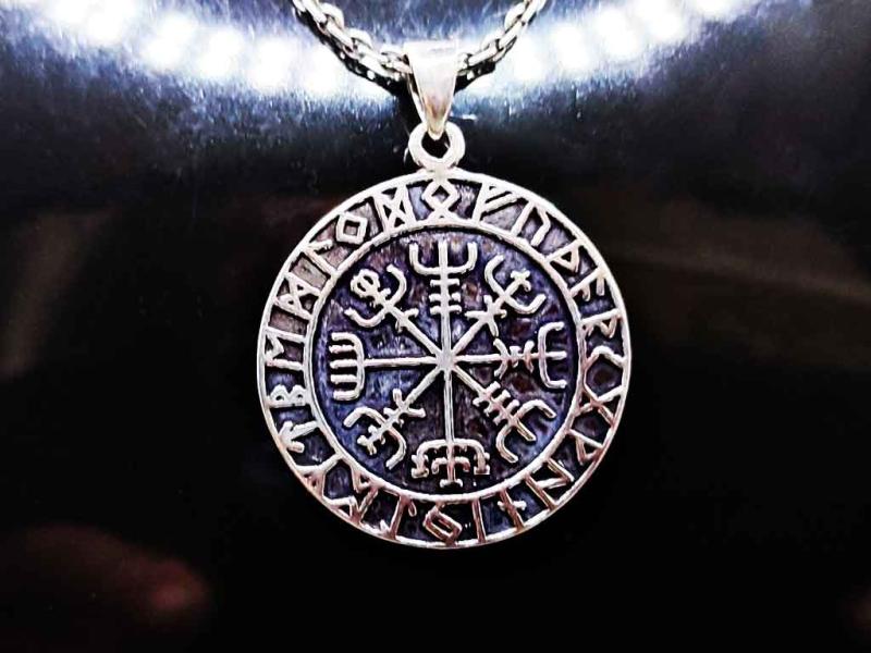 Vegvisir Runen Anhänger