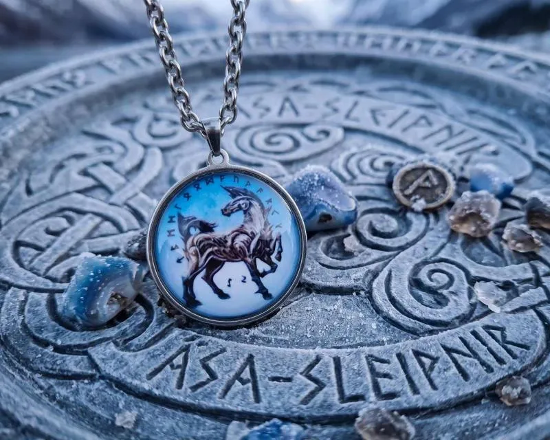 Sleipnir, Odin's eight-legged horse,
