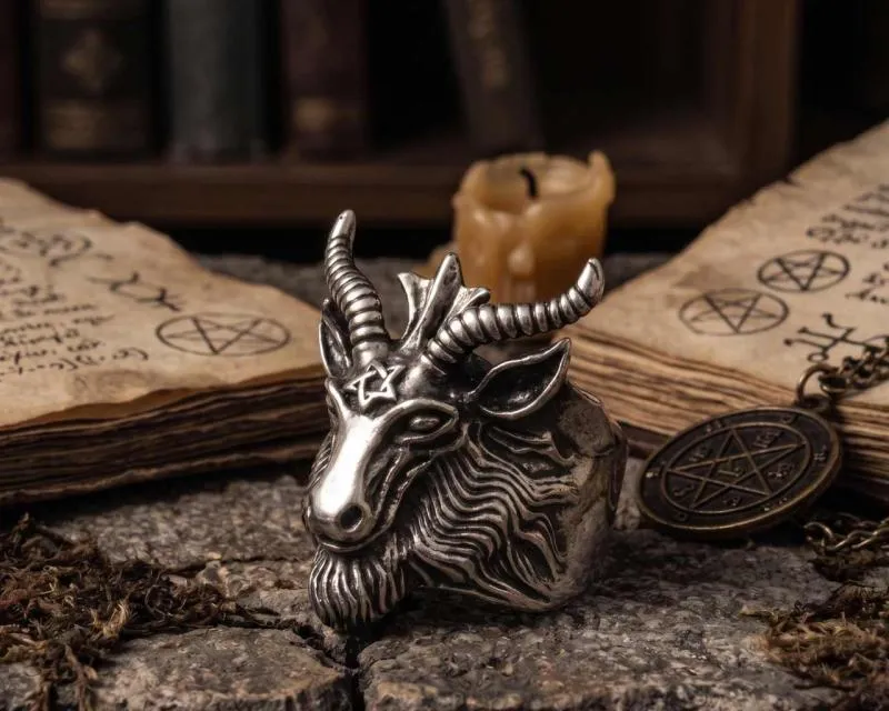 Solid goat buckle ring