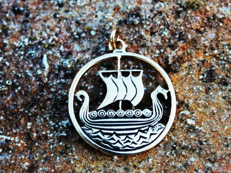 Viking long boat Viking long boat