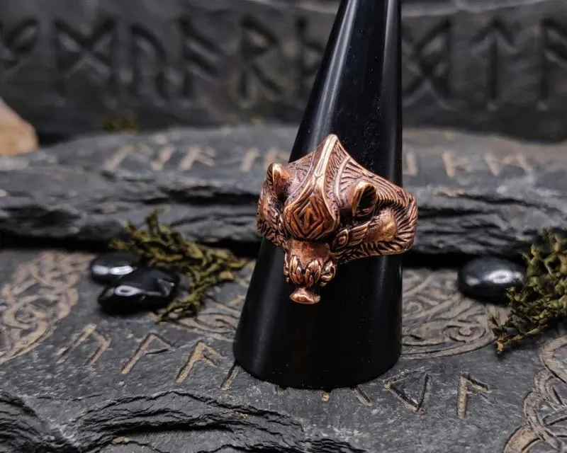 Gullinbursti Bronze Ring