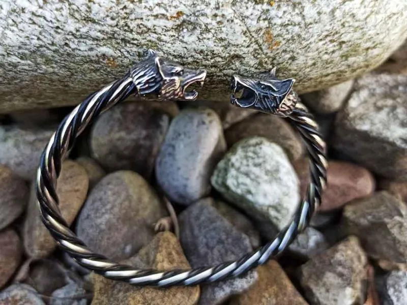 Stainless steel bracelet Wolf