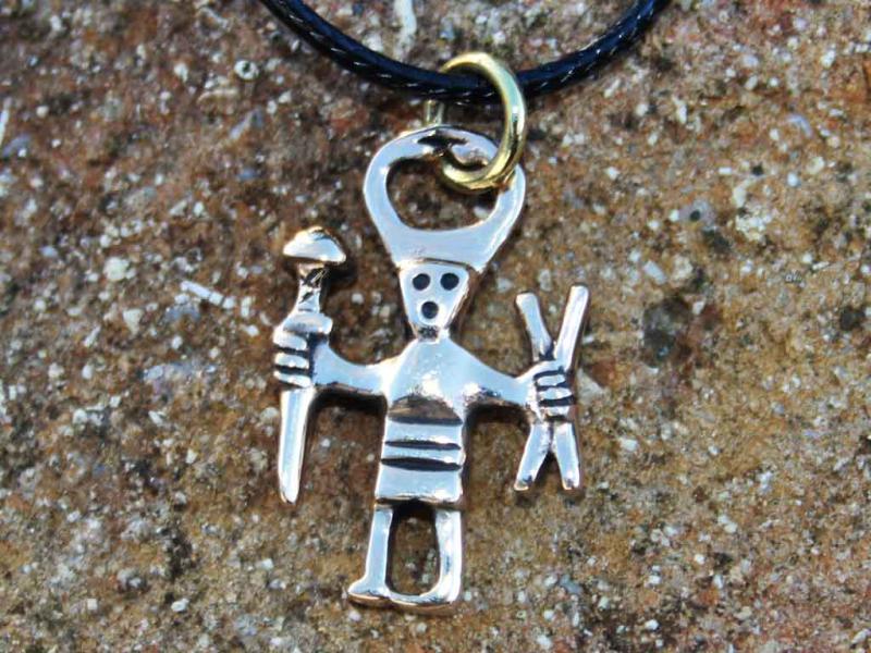 Wotan the father of gods made in bronze