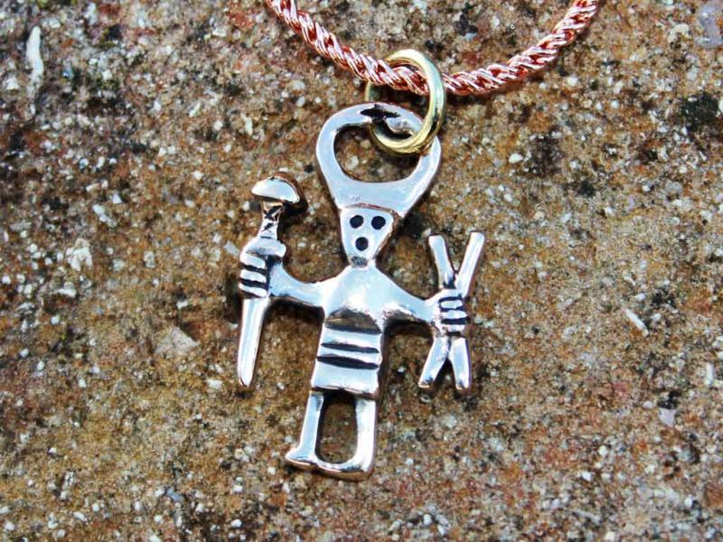 Wotan the father of gods made in bronze