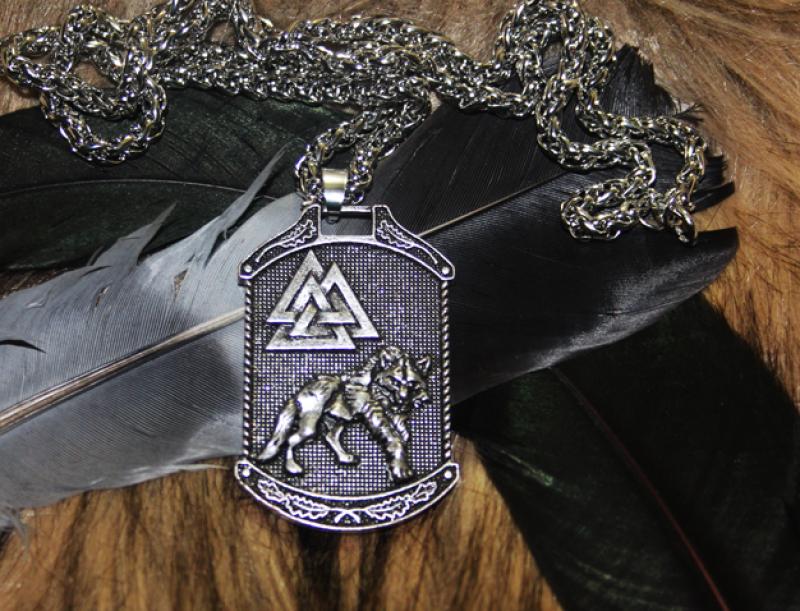 Yggdrasil Wolf Anhänger