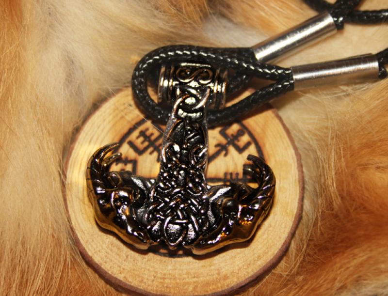 Ziegen -Thorhammer Armband Mjölnir
