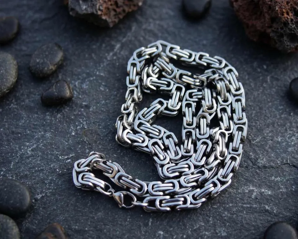 Byzantine chain 8mm x 55cm