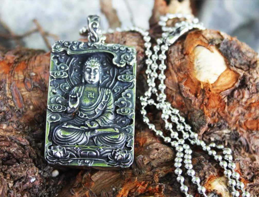 Stainless steel pendant Buddha Stainless steel pendant Buddha